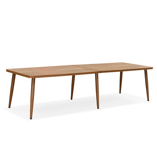 Purple Leaf Metal Outdoor Dining Table Wayfair